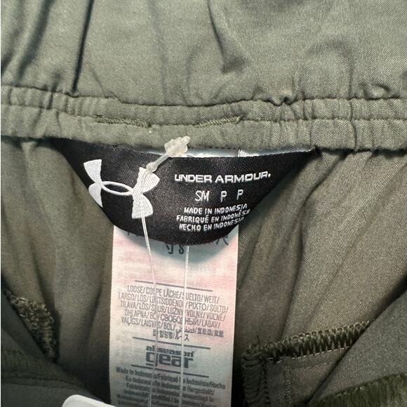 Under Armour Military Green Light & Dry Loose Fit Jogger Pants Women's SP NWT - Picture 10 of 10